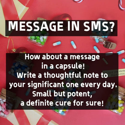 25Pcs Capsule Notes Letter in a Bottle - Valentine'S Day Gifts for Him Her