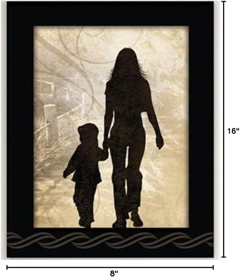 A Prayer for My Mom Traditional Wood Wall Plaque 8"X16" | Made in USA | Inspirational Christian Home Décor with Sentimental Verse for Mother | Faith-Based Decorative Sign for Living Room, Bedroom, Hallway