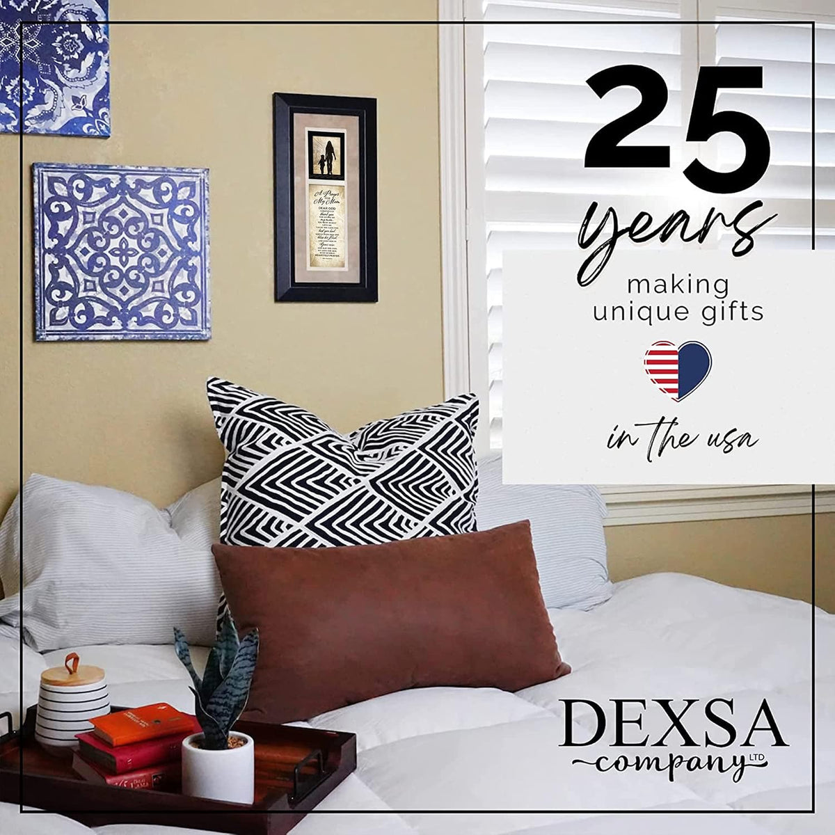 A Prayer for My Mom Traditional Wood Wall Plaque 8"X16" | Made in USA | Inspirational Christian Home Décor with Sentimental Verse for Mother | Faith-Based Decorative Sign for Living Room, Bedroom, Hallway