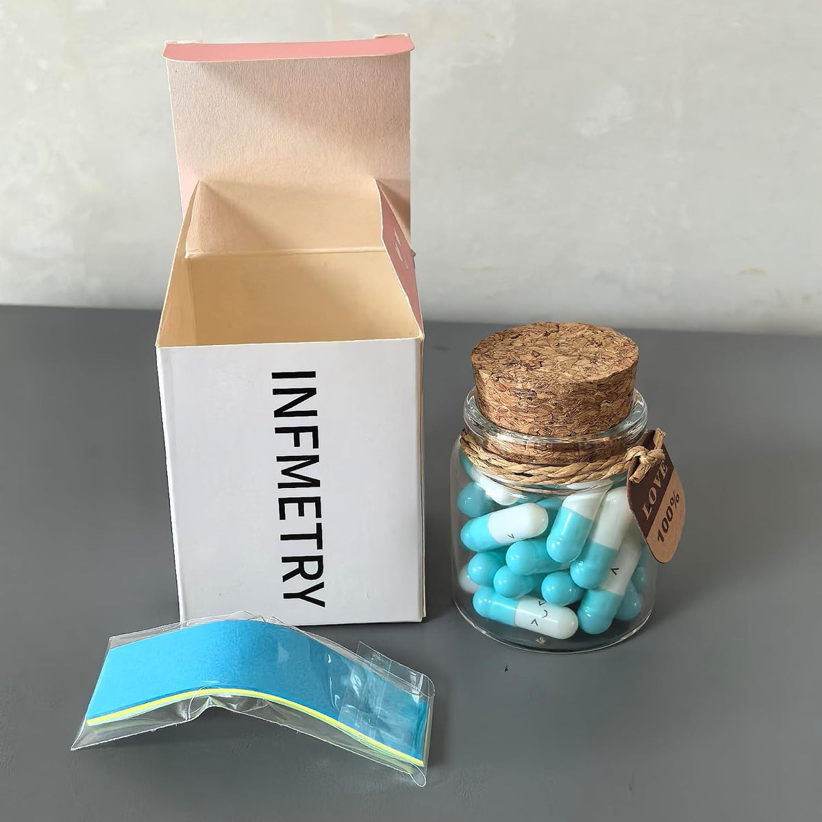 25Pcs Capsule Notes Letter in a Bottle - Valentine'S Day Gifts for Him Her