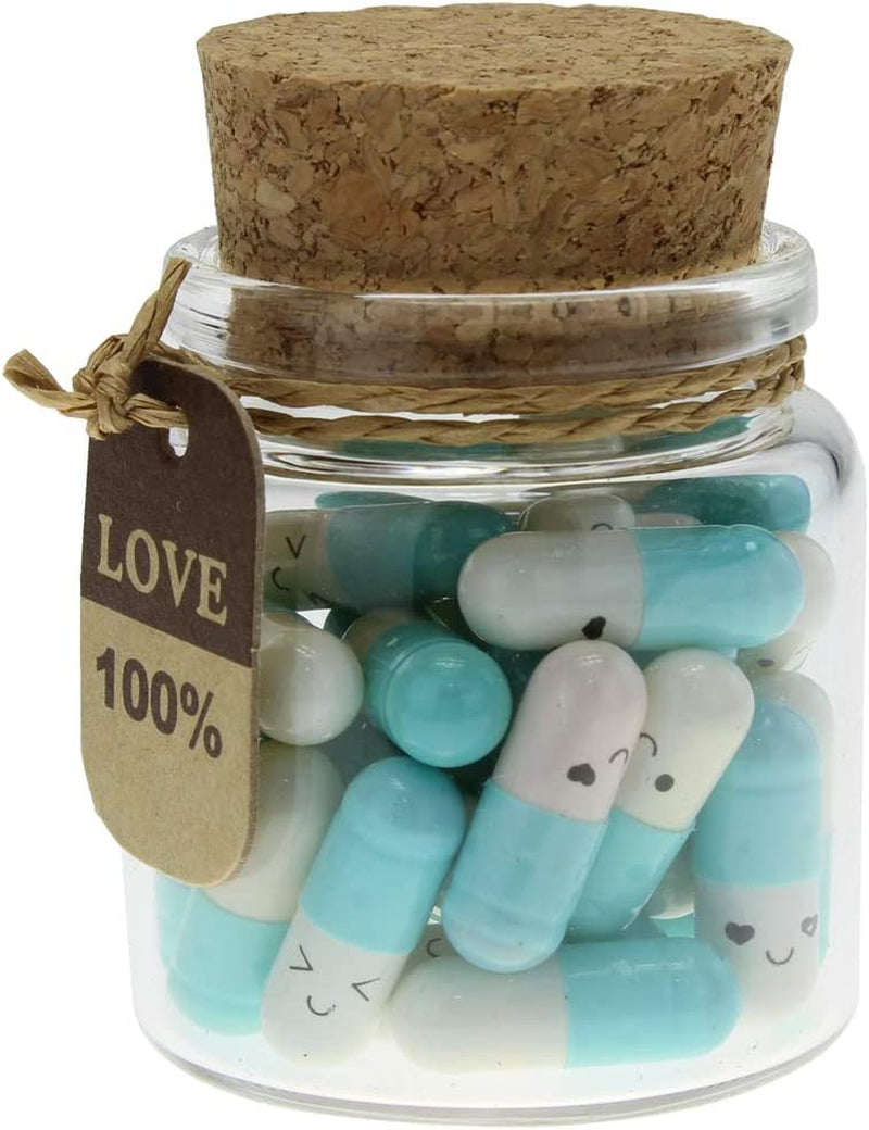 25Pcs Capsule Notes Letter in a Bottle - Valentine'S Day Gifts for Him Her